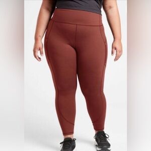 NWT Athleta Rainier high rise tights leggings, size 3X